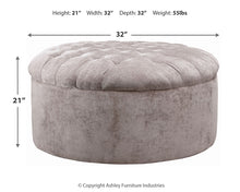 Load image into Gallery viewer, Carnaby Oversized Accent Ottoman
