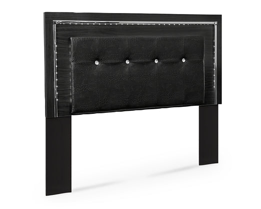 Kaydell Queen/Full Upholstered Panel Headboard with Dresser